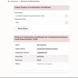 Antes - Edição de Certificado de Exame