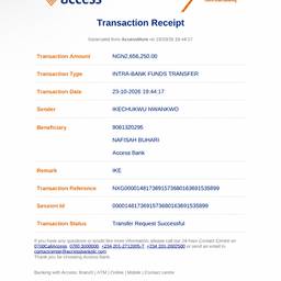 Bank Transfer Receipt Edit