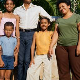 Vintage Family Photo Colorized