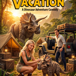 Jurassic Vacation Poster