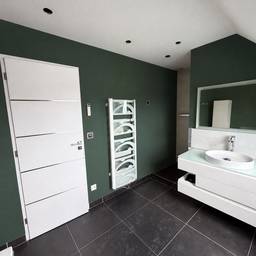 Green Bathroom Wall Recolor