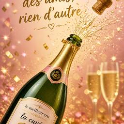 Festive Champagne Party Poster