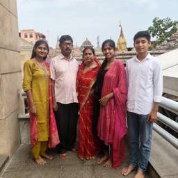 Rooftop Family Photo Merge