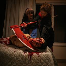 Fake Blood Horror Scene Edit