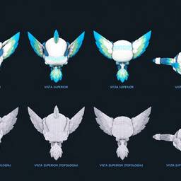 Chibi Creature Model Sheet