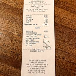 After - Replace Text on Receipt