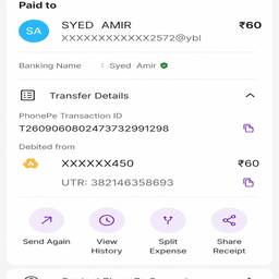 Edit Amount on Receipt