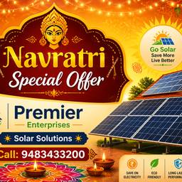 Navratri Solar Offer Poster