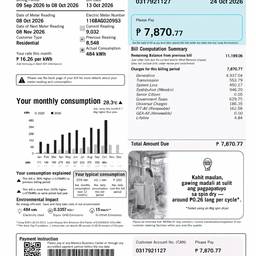 After - Edit Electric Bill Amount