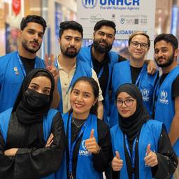 UNHCR Volunteer Group Photo