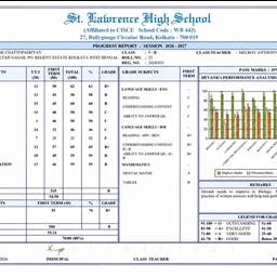 Report Card Marks Editor