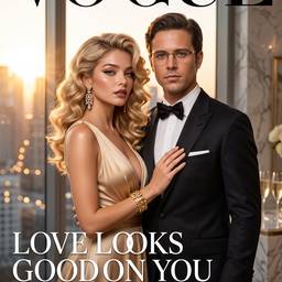 Nachher - Luxus-Magazin-Cover