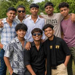Friends Group Photo Merge