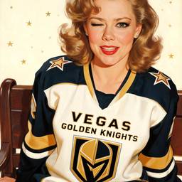 Vintage Pin-Up Sports Art