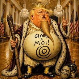 Depois - Sátira de Trump como Ubu Rei