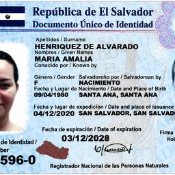 ID Card Straightened