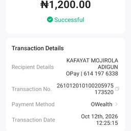 Before - Payment Receipt Date Edit