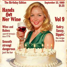 Vintage Birthday Magazine Cover