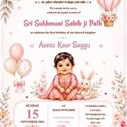 Edit Text on Invitation