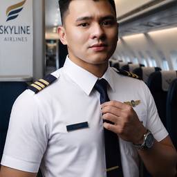 Airline Pilot Portrait