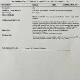Después - Editar nombre en informe médico