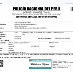 Medical Leave Certificate Edit