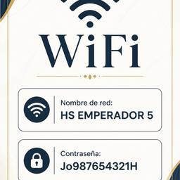 Elegant WiFi Sign Card