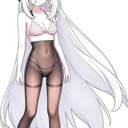Después - Edición de Medias Transparentes Anime con IA