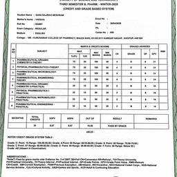 Before - Report Card Marks Edit