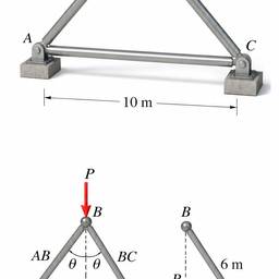 3D Truss Structure Diagram