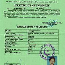Domicile Certificate Name Edit