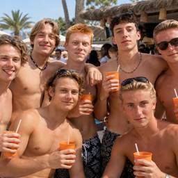 After - Pool Party Group Photo