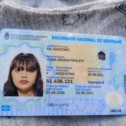 Argentine DNI Year Change