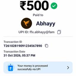 UPI Payment Time Edit