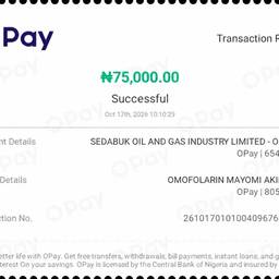 OPay Receipt Amount Edit