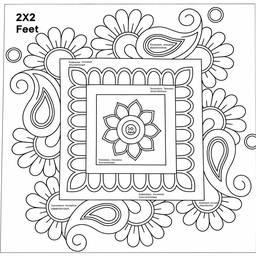Top-Down Rangoli View