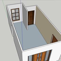 Before - Modern Interior Room Staging