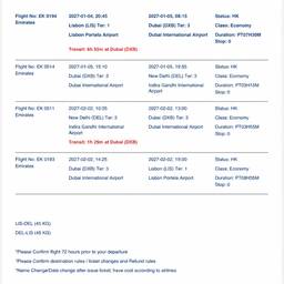 Flight Ticket Date Edit