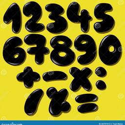 Before - Bubble Font Alphabet Set