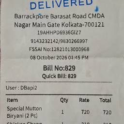Edit Receipt Timestamp