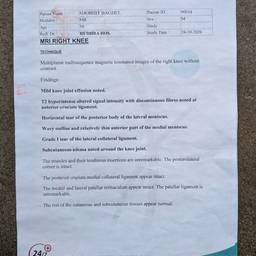 Medical Report Name Edit
