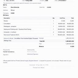 Remove QR Code from Bill