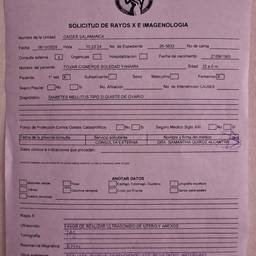 Medical Form Handwriting Edit