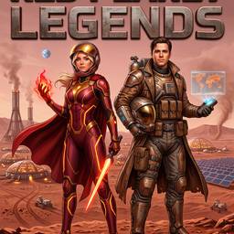 Mars Colony Sci-Fi Cover