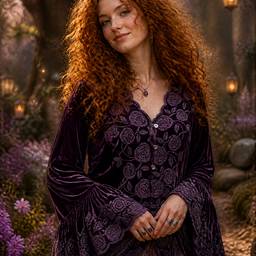 Enchanted Forest Fashion Model