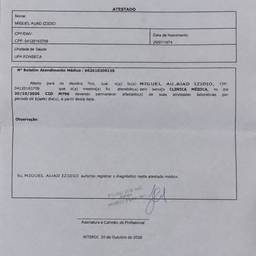 Medical Certificate Name Edit