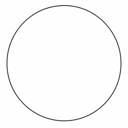 Circle Outline Template