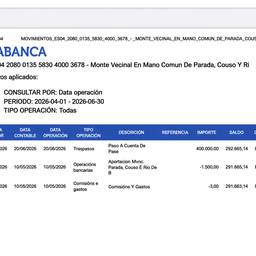 Depois - Melhorar Extrato Bancário