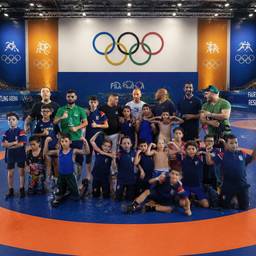 Olympic Wrestling Team Photo