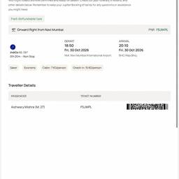 After - Flight Ticket Date Edit
